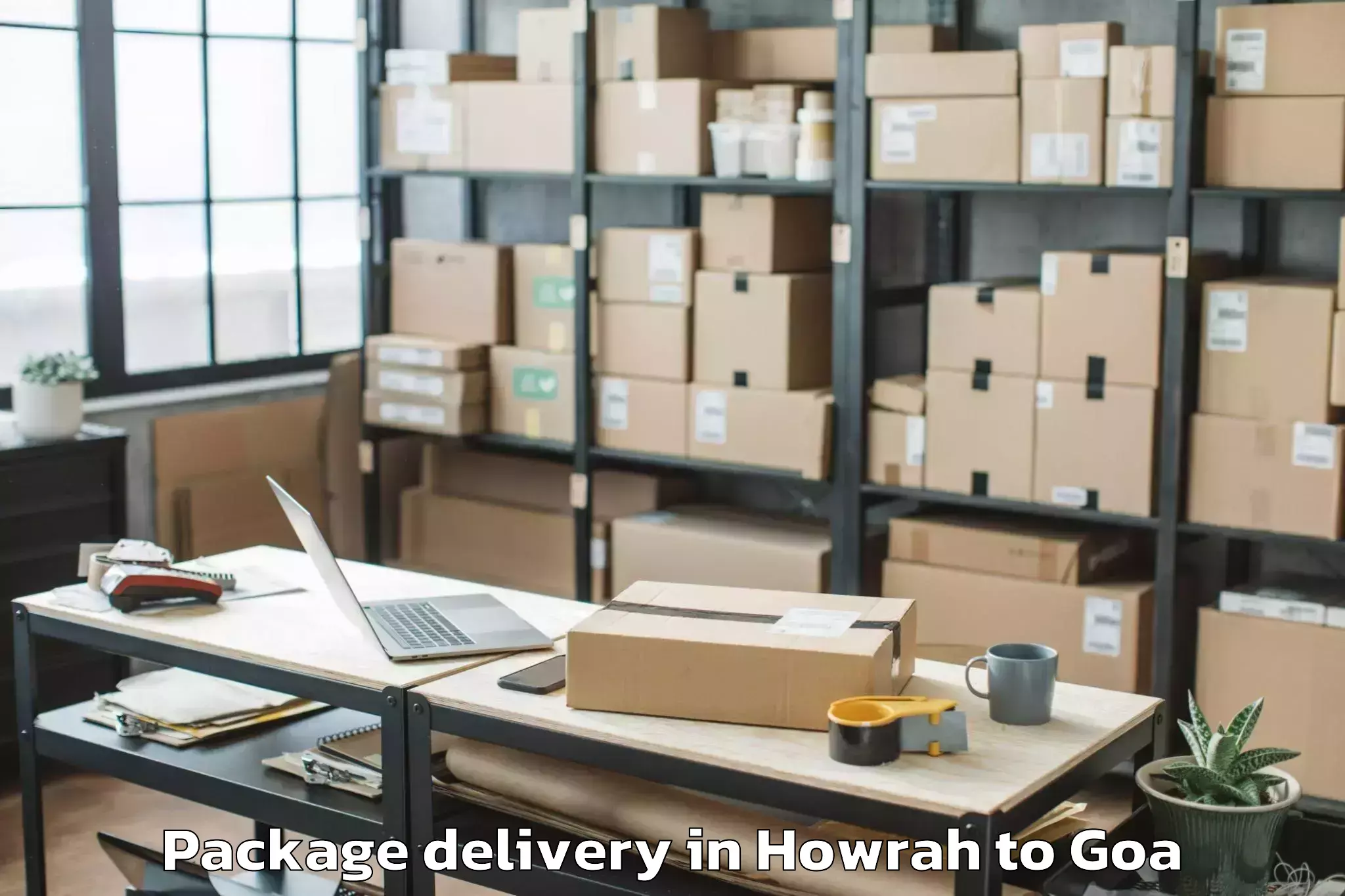 Trusted Howrah to Goa University Package Delivery